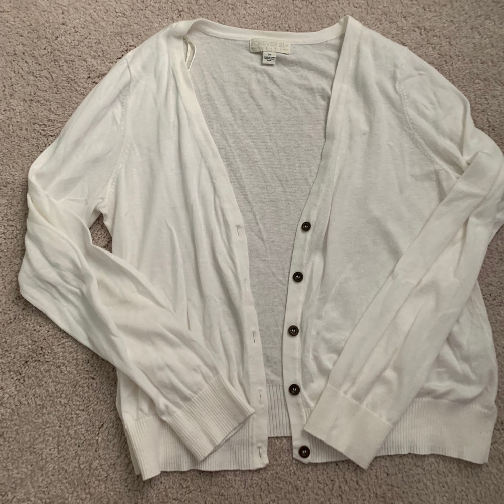 White Cardigan
